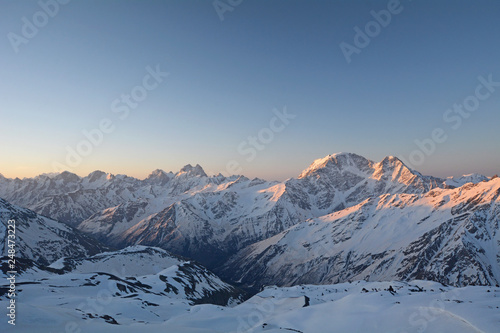 Winter mountain landscape © saprygins