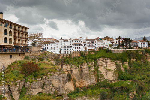 RONDA, SPAIN - MAY, 2018: Tajo de Ronda in Malaga, Spain