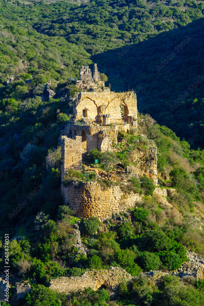 Montfort Castle in the Upper Galilee region