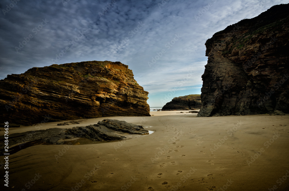 Cathedrals Beach is one of the most beautiful beaches in Spain, located in Galicia in the North of Spain