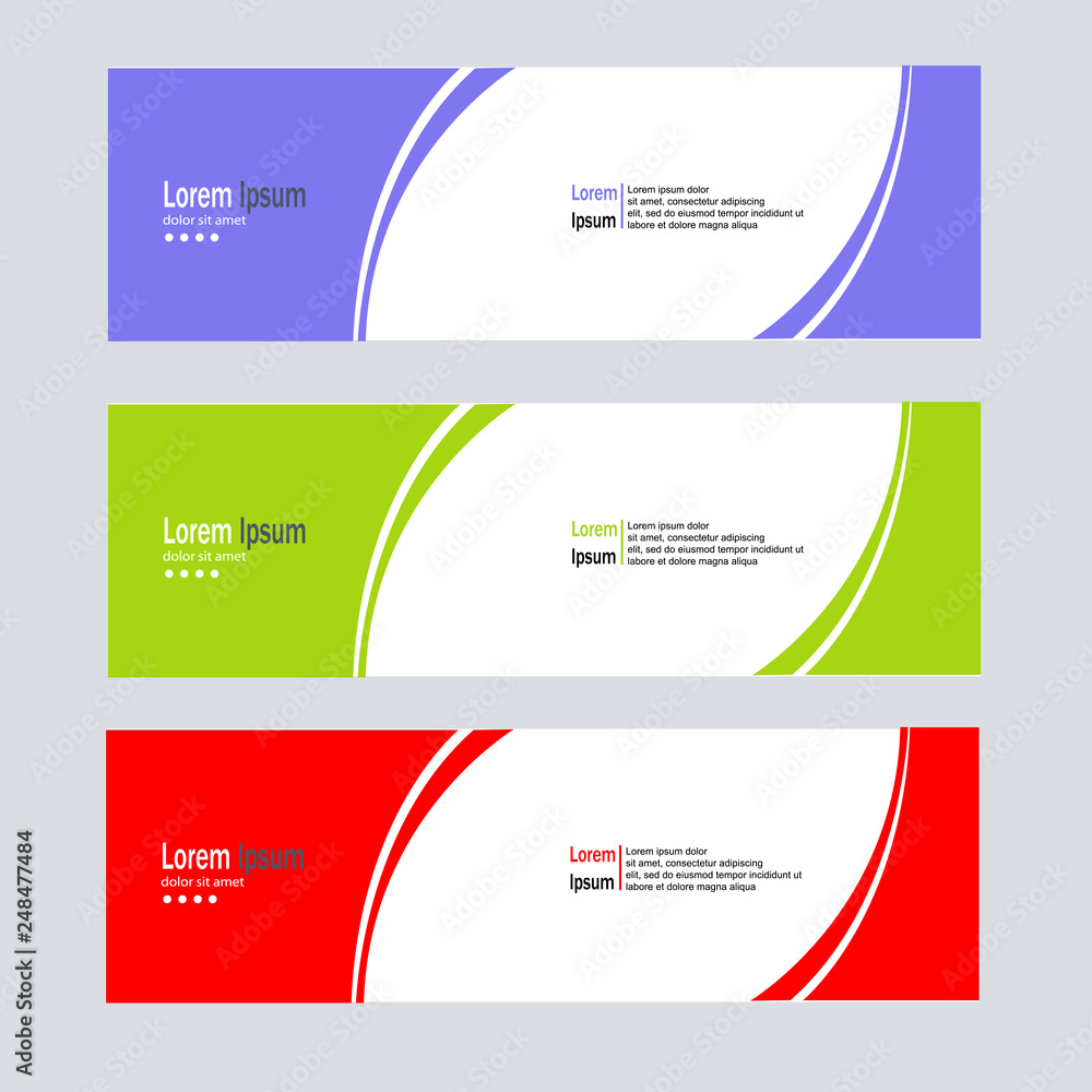 modern banner background template vector modern banner background template vector