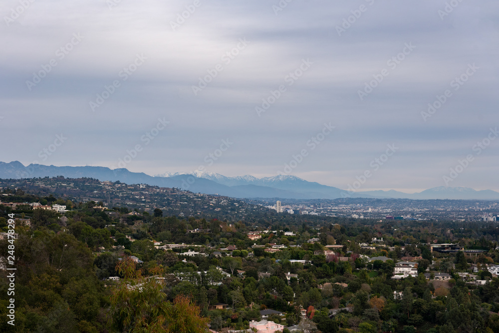 Los Angeles Winter View