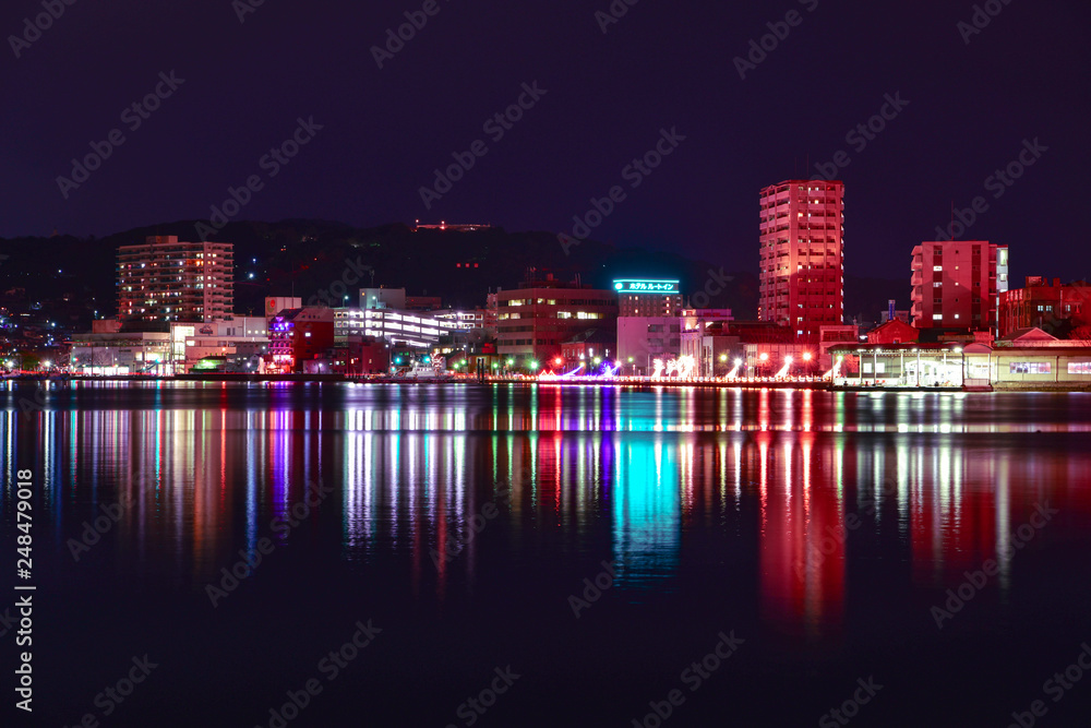 Fototapeta premium 港湾都市の夜景