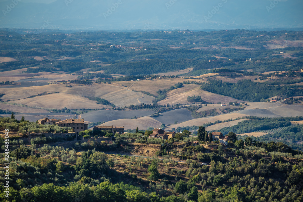 Tuscan Rural Landscape - Volterra, Tuscany, Italy Tuscan Rural Landscape - Volterra, Tuscany, Italy