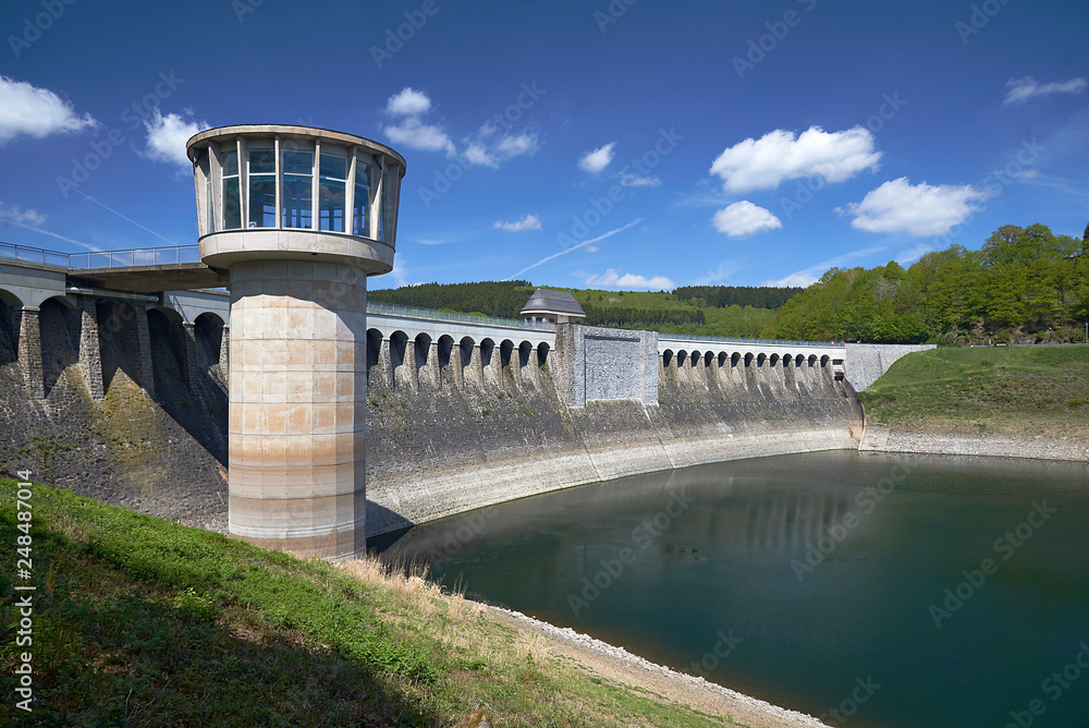 Beautiful images of the Listerstausee Dam and reservoir in Sauerland germany