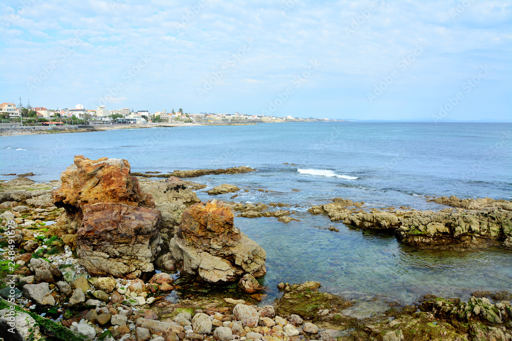 piękna plaża w Cascais, Portugalia piękna plaża w Cascais, Portugalia