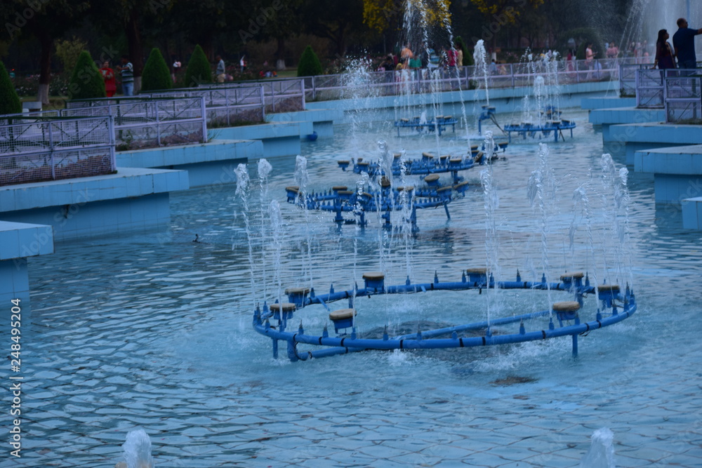 Fountains at Ross Garden, Chandigarh