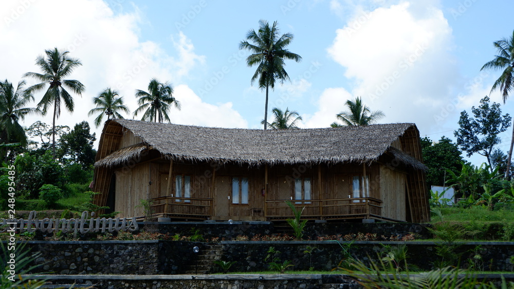 unique house made of bamboo and shingle roof unique house made of bamboo and shingle roof