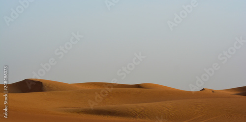 sand dunes in the desert