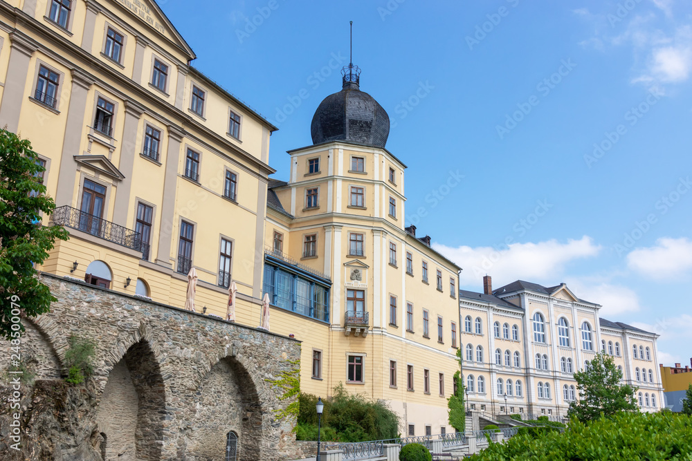 Das Untere Schloss in Greiz, Thüringen, Deutschland