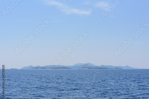 Panorama of Lastovo island