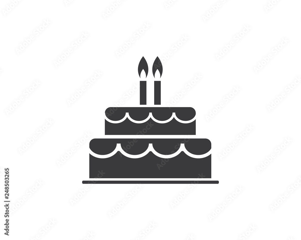 Cake logo vector ilustration Cake logo vector ilustration