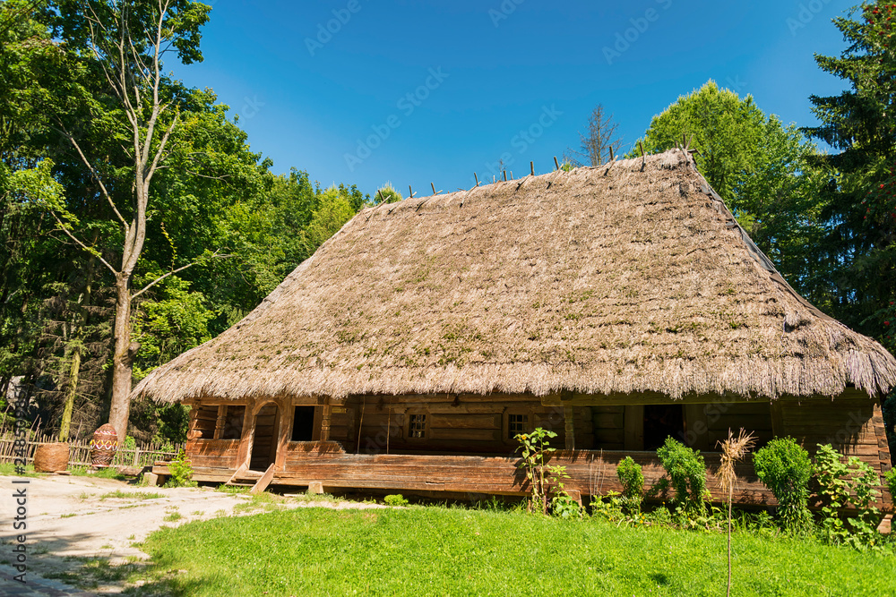 The old village house in the woods The old village house in the woods