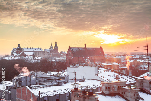 Obraz na płótnie Wawel castle w salonie
