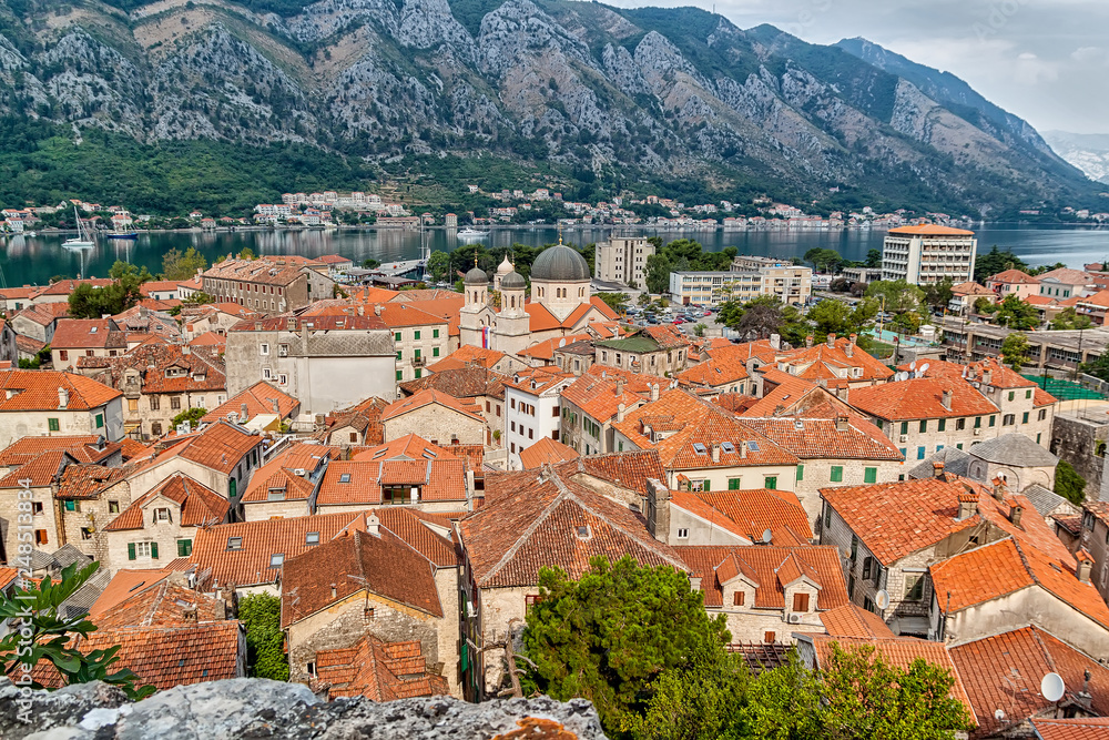 Cityscape of Kotor. Montenegro