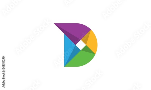 d abstract color logo Free Download d abstract color logo - GFXLoad
