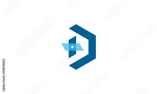 letter d windmill logo