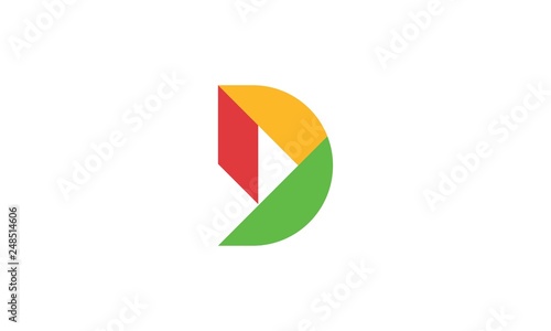 letter D color logo Free Download letter D color logo - GFXLoad