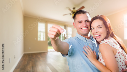 Young Military Couple with ...