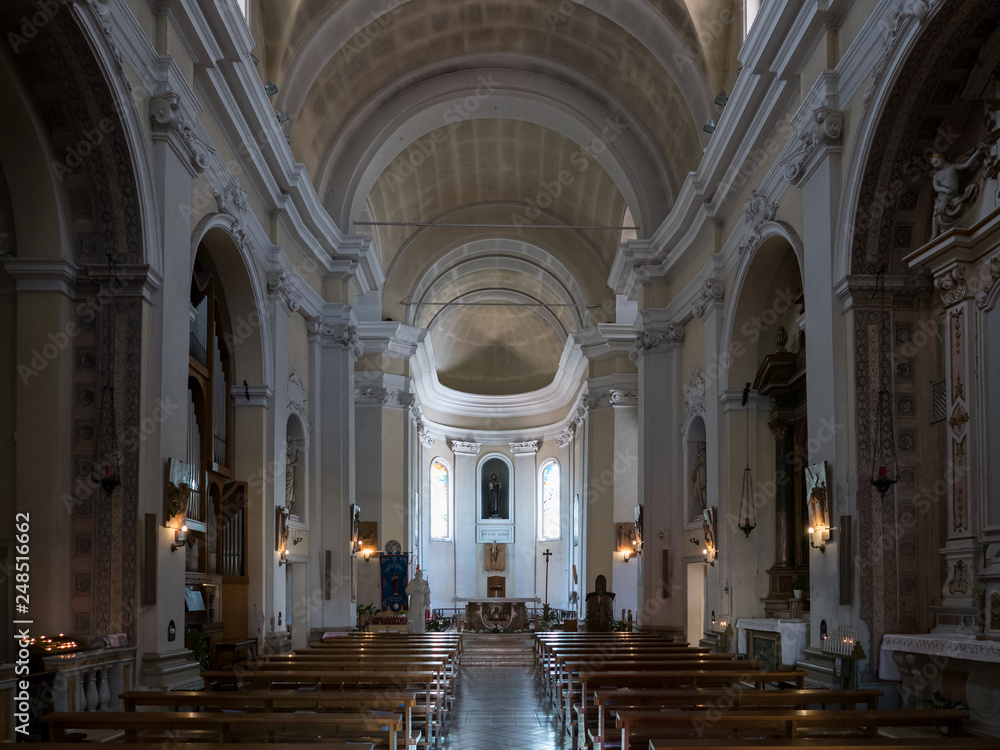 San Giacomo Parish located on the Port Leonardesco Canal of Cesenatico, Emilia Romagna, Italy