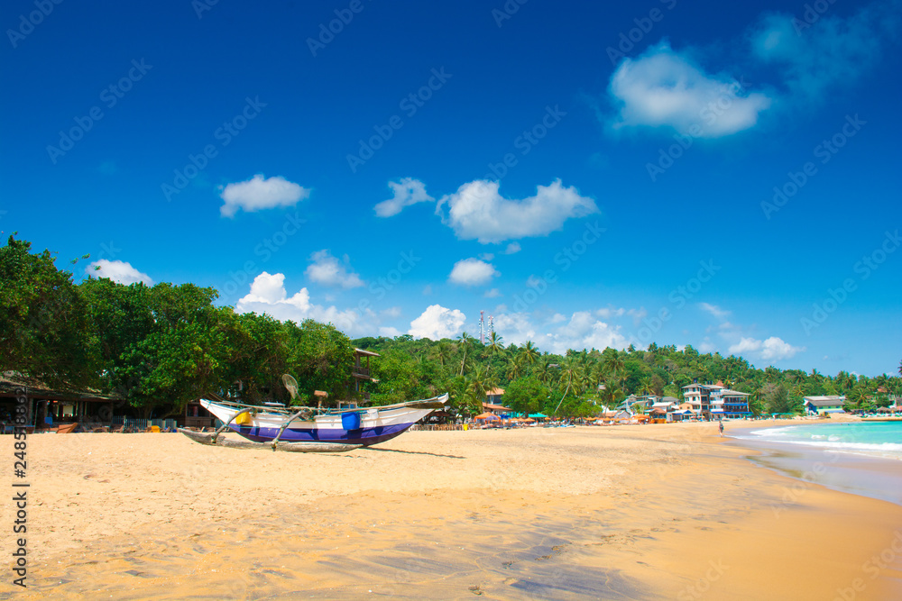 Unawatuna Beautiful beach in Sri Lanka. 