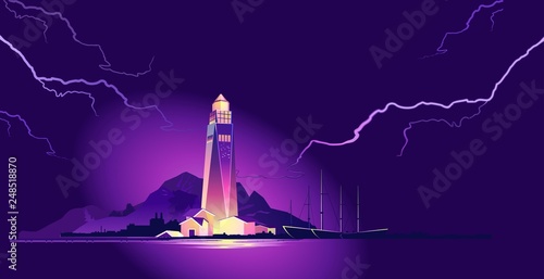 Lighthouse hope sailor