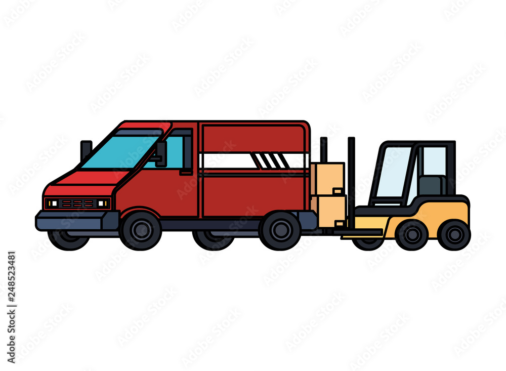 forklift and van delivery service