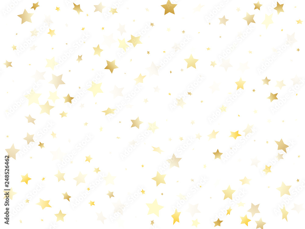 Flying gold star sparkle vector with white background. Flying gold star sparkle vector with white background.