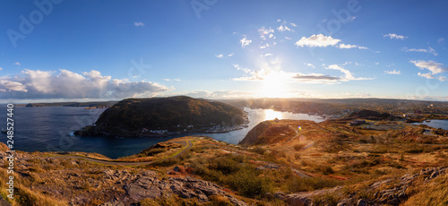 Canvastavla Sunset View from the top of Signal Hill National Historic Site