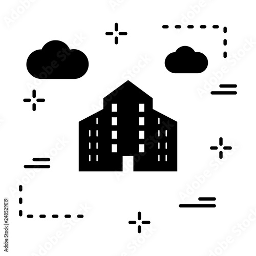 Vector building icon