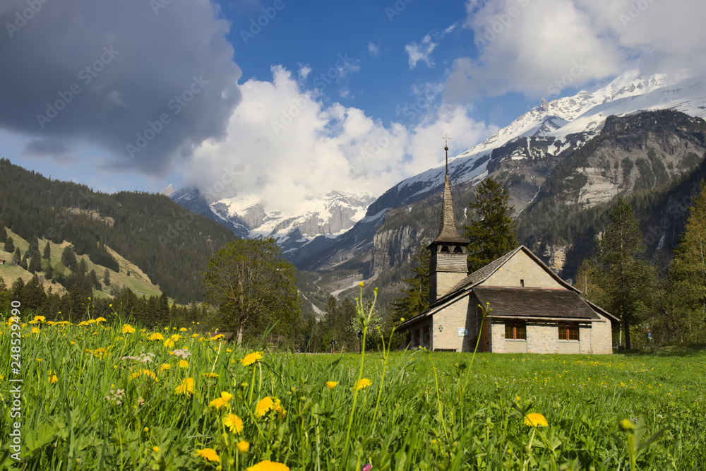 Fototapeta premium Lake Oeschinen (Oeschinensee)