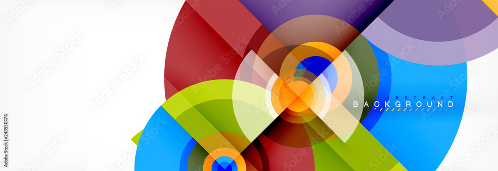 Geometric circle abstract background, creative geometric wallpaper. Geometric circle abstract background, creative geometric wallpaper.