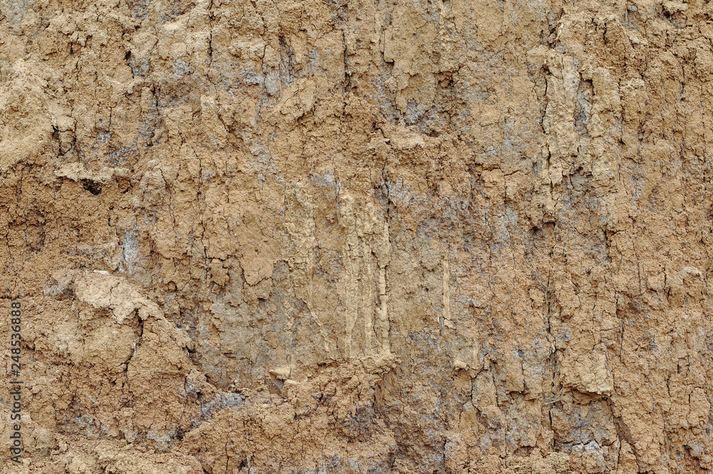 Soil Vertical Surface Mud Cliff