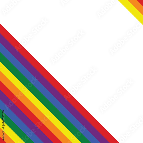 Rainbow stripes pride wallpaper, background, valentine's pattern banner, invitation, retro style, flat design, LGBT flag movement vector