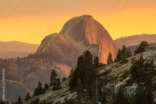 Spectacular views of the Yosemite National Park in autumn, Calif