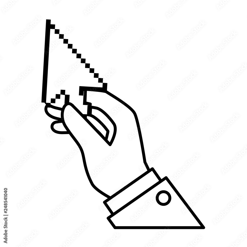 hand with arrow mouse pointer hand with arrow mouse pointer