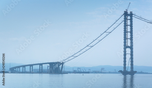 Bridge Construction on Sea