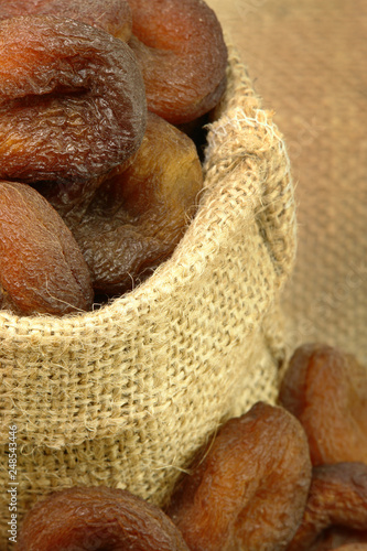Sundried Apricots in Gunny Bag