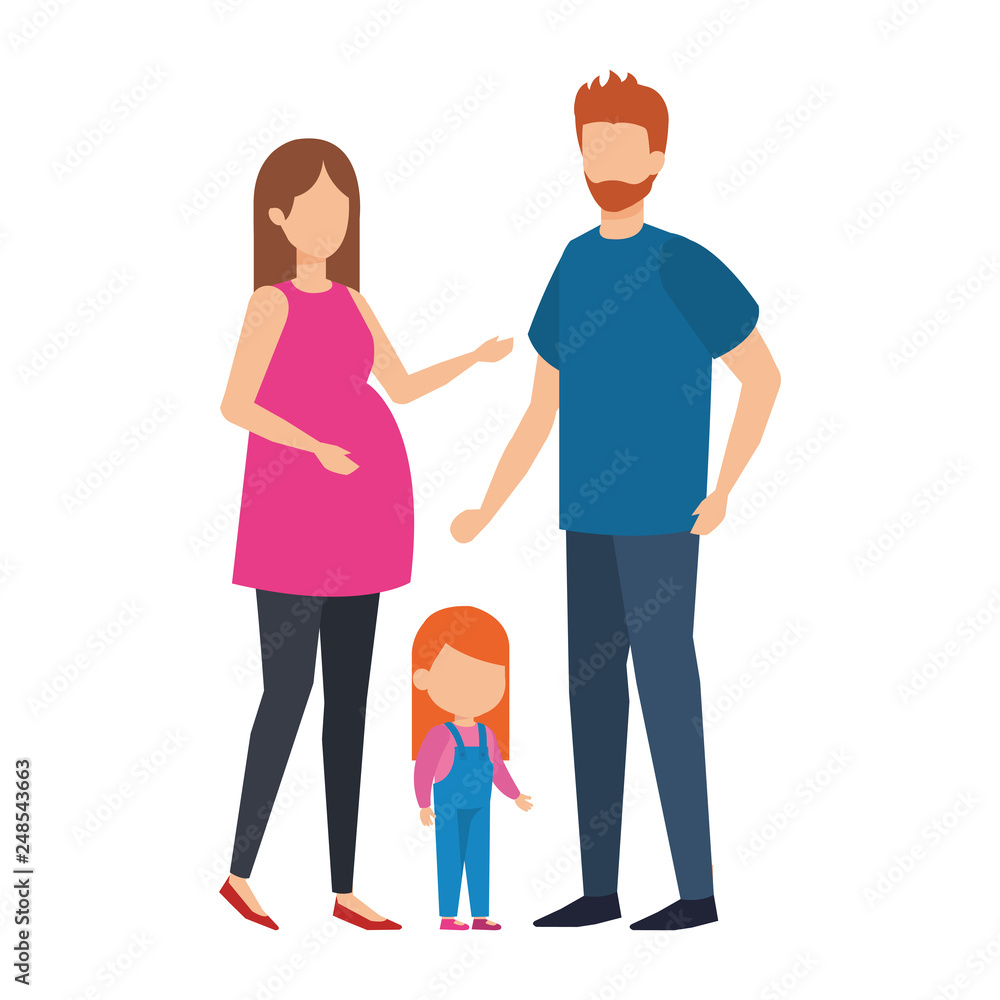 parents couple with daughter characters parents couple with daughter characters