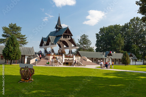 Obraz na płótnie Harvest Festival (dozynki) in Shepherdess of Podhale w salonie