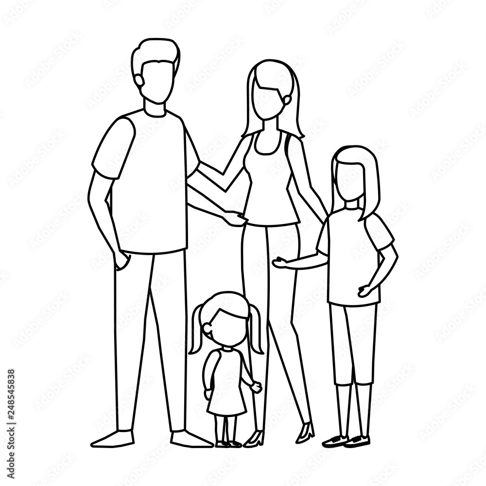parents couple with daughters characters parents couple with daughters characters