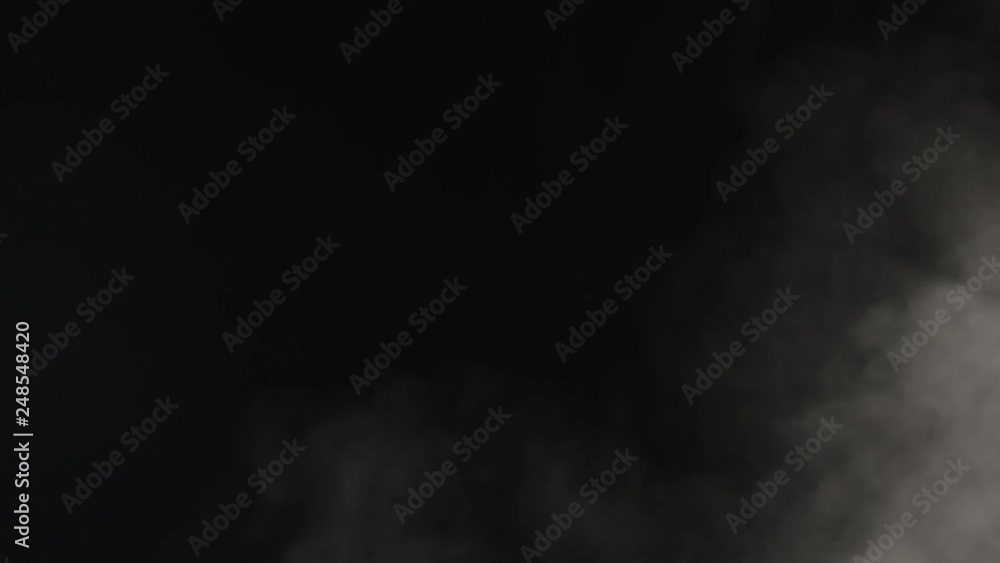 Steam or smoke over black background Steam or smoke over black background