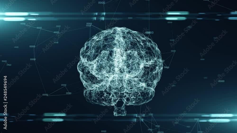 AI Artificial intelligence digital brain bid data deep learning computer machine AI Artificial intelligence digital brain bid data deep learning computer machine