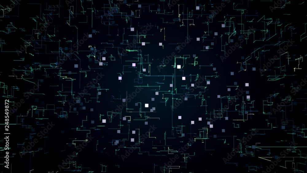 global technology, cloud computing symbol animation global technology, cloud computing symbol animation