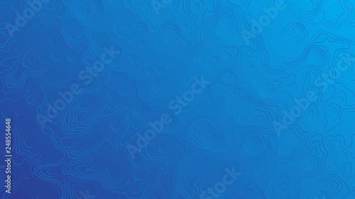 Blue Abstract Vector Background. Subtle Wavy Lines Technology Wallpaper