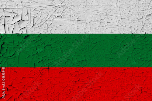 bulgaria painted flag