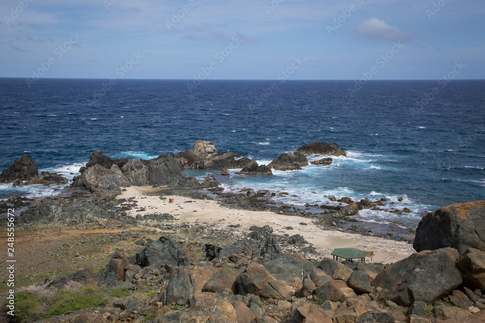 Views around the Natural Pool in Aruba Views around the Natural Pool in Aruba