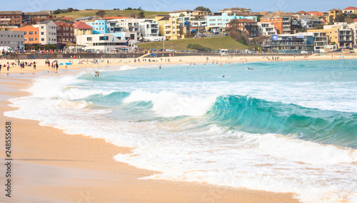 Photography Bondi Beach in summer in Sydney, Australia.
