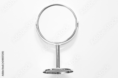 İsolated mirror on white background