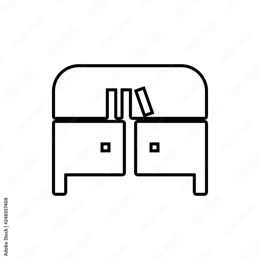 bookcase glyph icon. Element of Furniture for mobile concept and web apps icon. Thin line icon for website design and development, app development bookcase glyph icon. Element of Furniture for mobile concept and web apps icon. Thin line icon for website design and development, app development